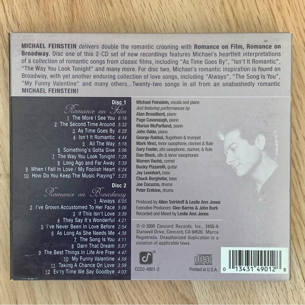 MICHAEL FEINSTEIN Book & CD Bundle - Picture 11 of 12